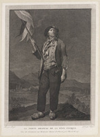 KG 14014
          <br/>
          De vaandeldrager van het Burgerfeest
          <br/>
          <em>Copia, Jacques Louis (1764 - 1799)</em>
